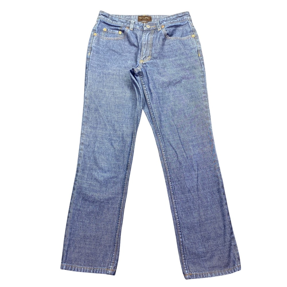 Banana Republic Denim‎ Womens 6R Blue Straight Leg 100% Cotton Jeans Preppy